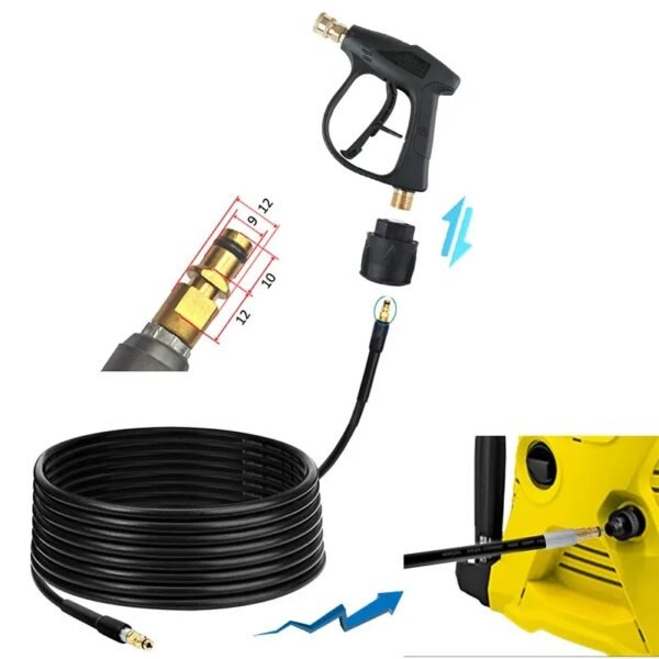 foam gun with hose