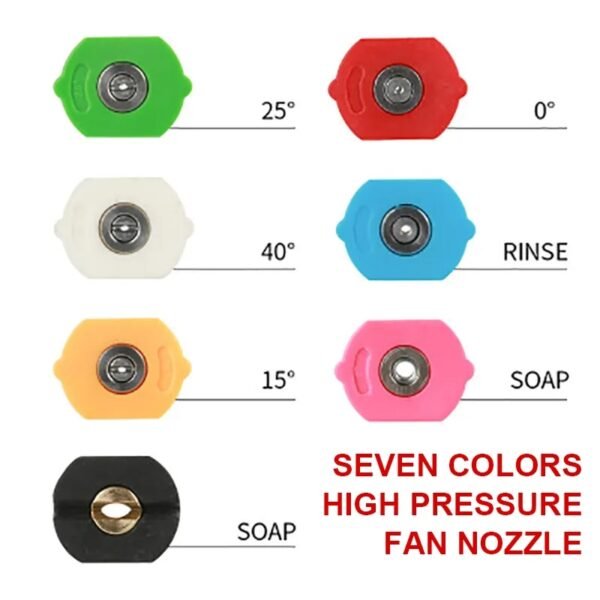 seven colours jet nozzle