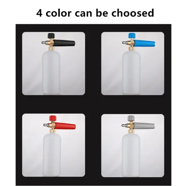 four colours of foam sprayer