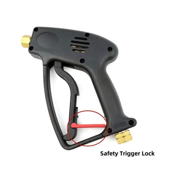 Safety trigger lock of pressure washer gun