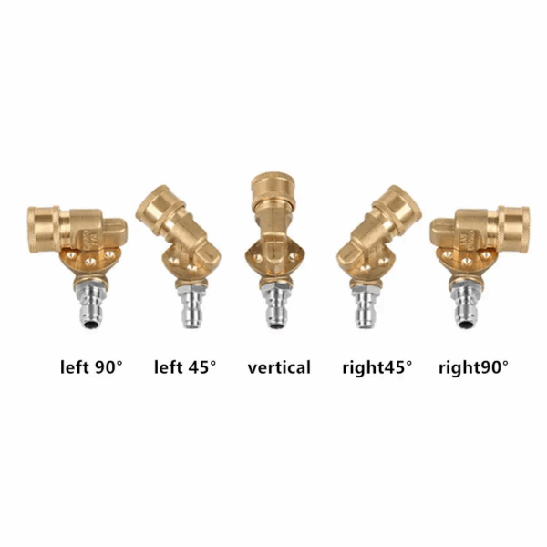 five level 90-degree Rotation Coupler
