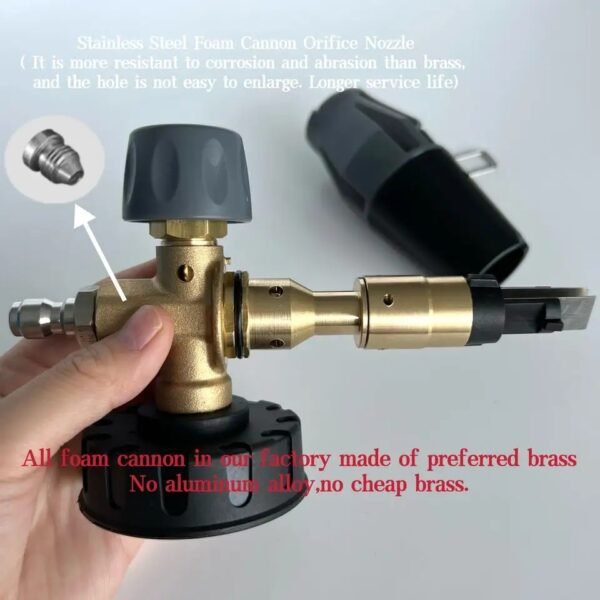 internal of Black Soap Foam Generator