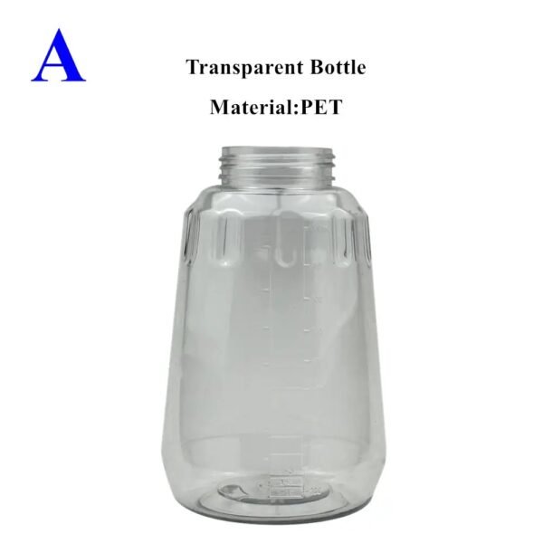 transparent bottles