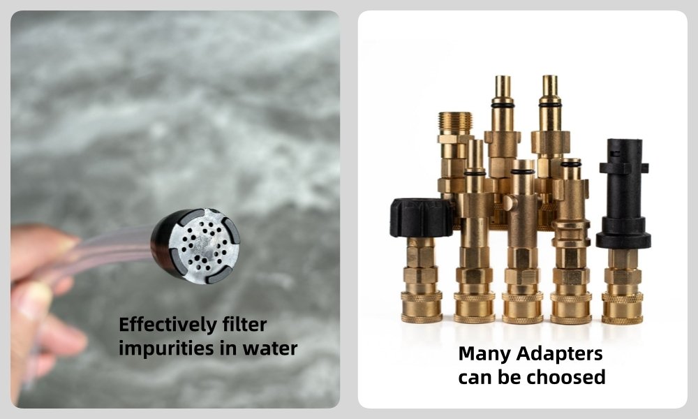 Adapters of foam cannon