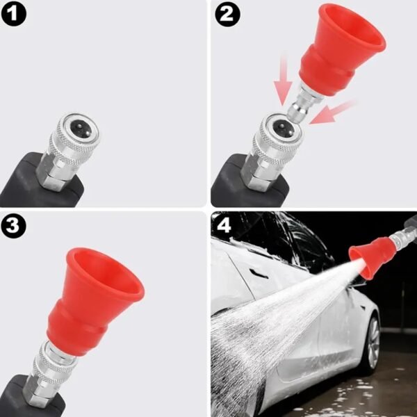 process of using nozzles