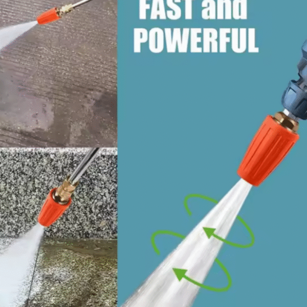 function of 4000 PSI Max Rotating Pressure Washer Turbo Nozzle