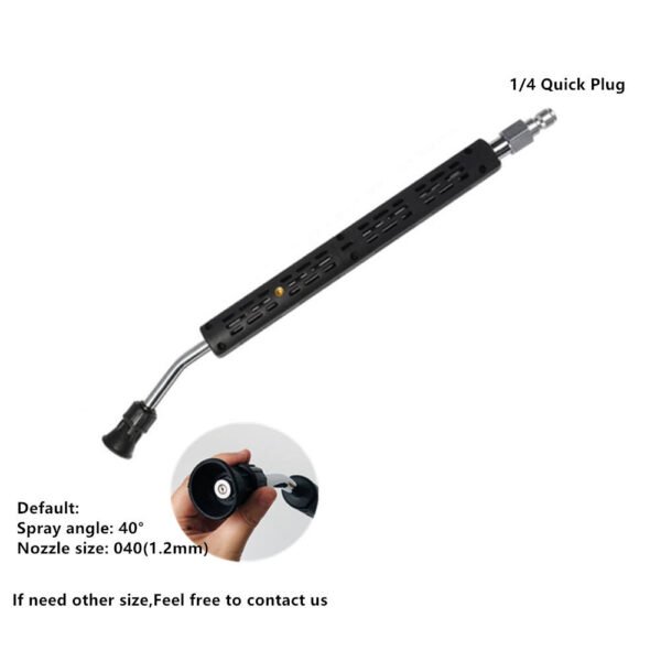 details of high pressure extension wand gutter