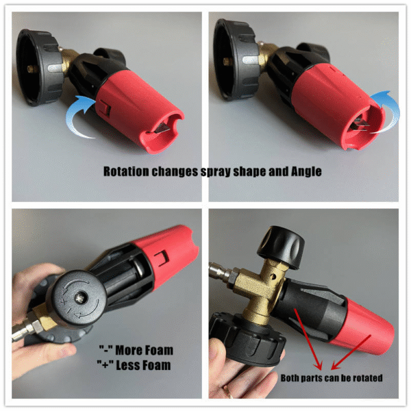details of Snow Foam Spray Cannon