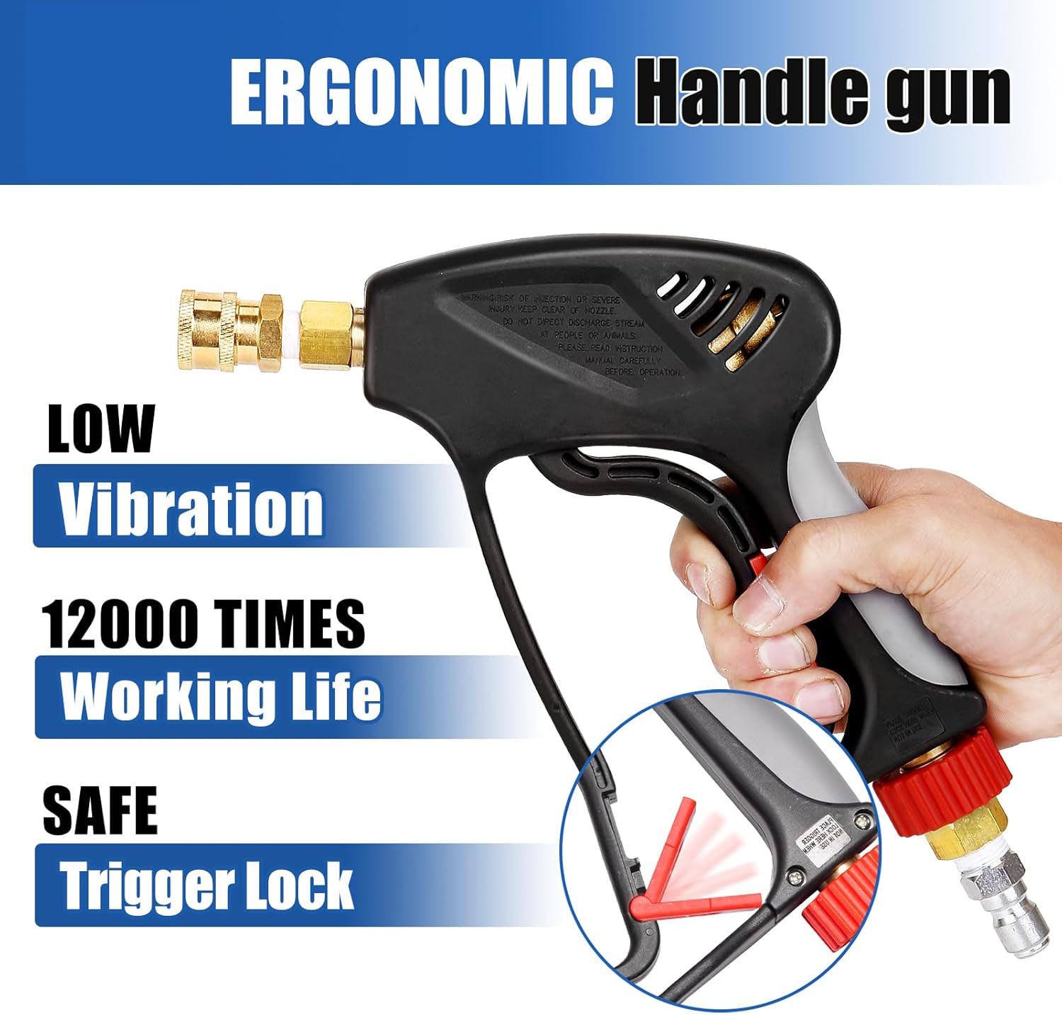 OnniLuLu 4000PSI Pressure Washer Gun