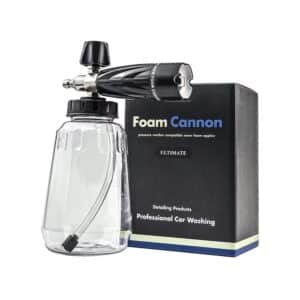 OnniLuLu Adjustable Snow Foam Cannon with transparent bottle and retail box for high pressure car wash
